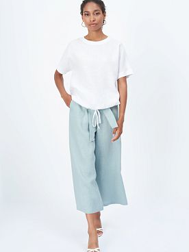 Блузка льняная