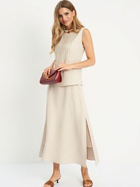 юбка льняная