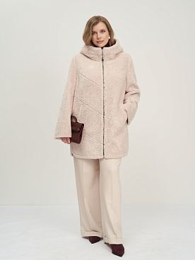 Шуба plus size "Астраган"
