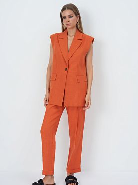 брюки из льна