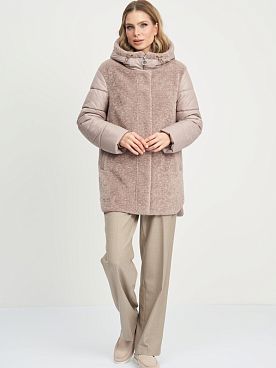 Зимняя Шуба комбинированная