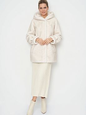 шубка с капюшоном "Норка"