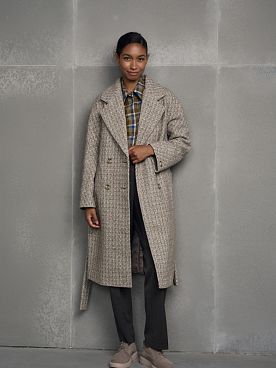 Твидовое пальто