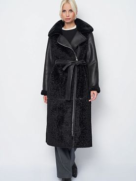 Шуба комбинированная