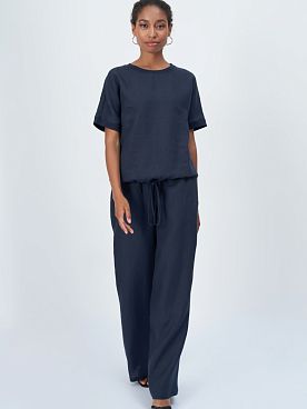 Брюки льняные