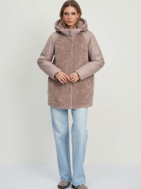 Шуба комбинированная