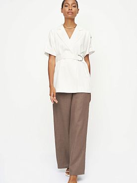 Брюки льняные