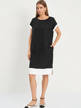 Платье комбинированное