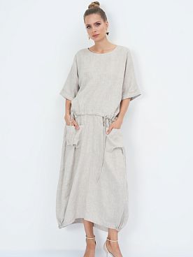 юбка льняная