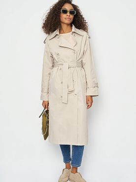 плащ двубортный