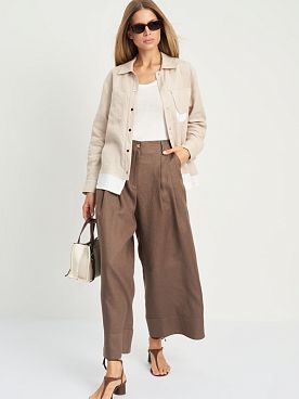 Блузка женская льняная