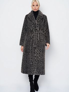 Эко шуба леопардовая