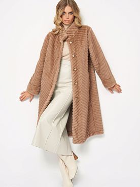 Шуба фактурная