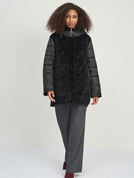 Шуба комбинированная