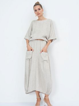 БЛУЗКА ЛЬНЯНАЯ