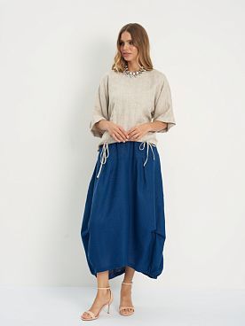 юбка льняная