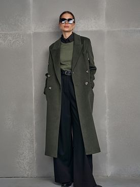 Пальто удлиненное